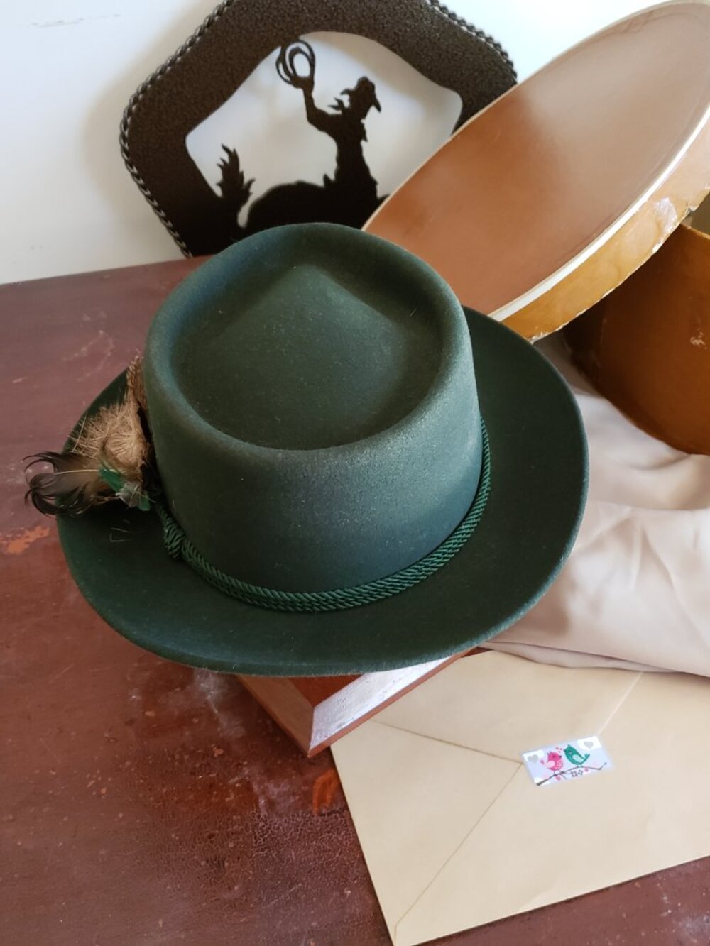 WESTON TYROLEAN VINTAGE HAT WITH BOX - Picture 3 of 10
